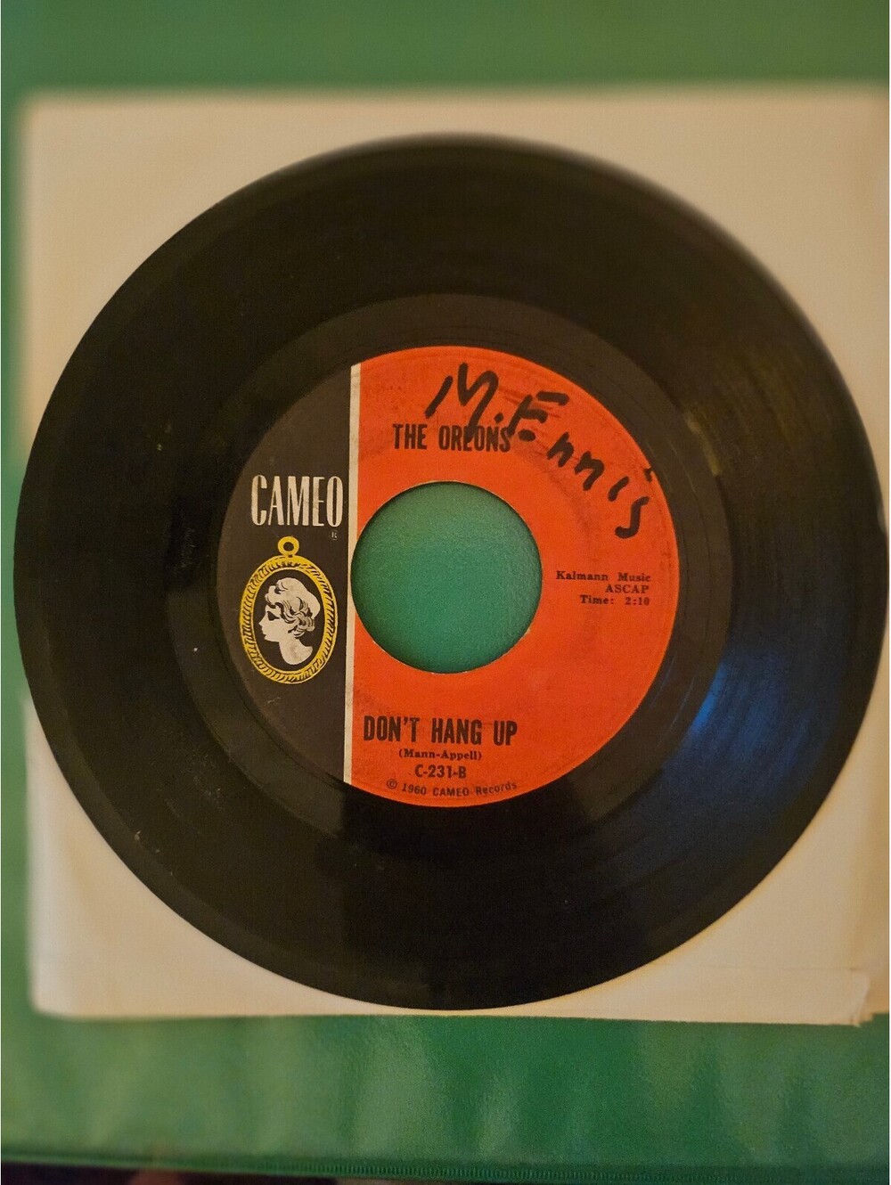 The Orlons: "Don't Hang Up" / "The Conservative" - 1962 Vinyl 45 record